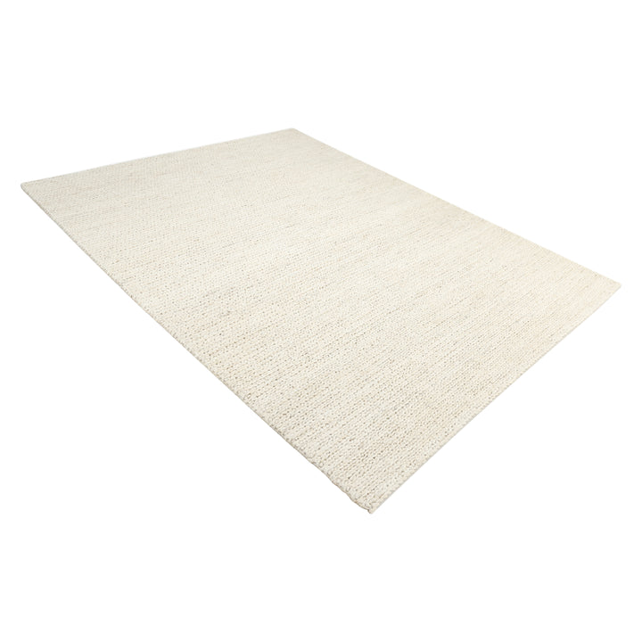 Textured Jute Cotton Blend Rug Beige / 8' x 10'