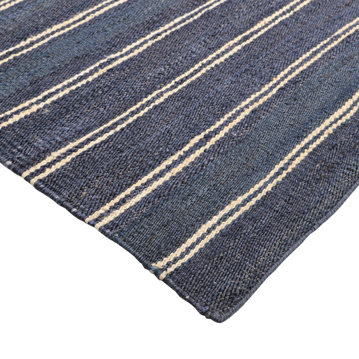 Contemporary Jute Blend Rug Blue / 8' x 10'