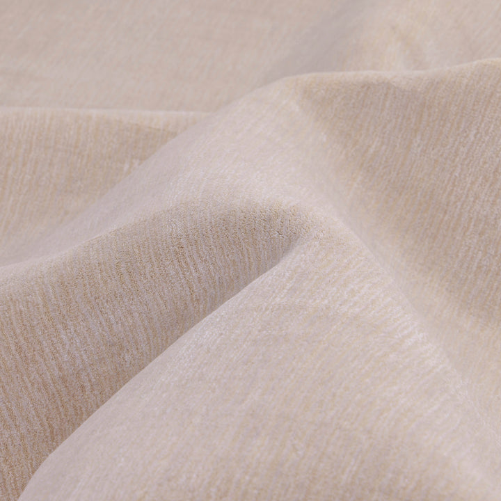 Solid Linen Art Silk Blend Rug