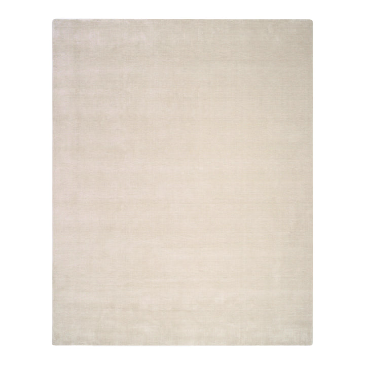 Solid Linen Art Silk Blend Rug