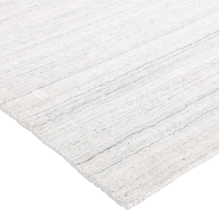 Textured Wool Art Silk Blend Rug Ivory / 8' x 10'