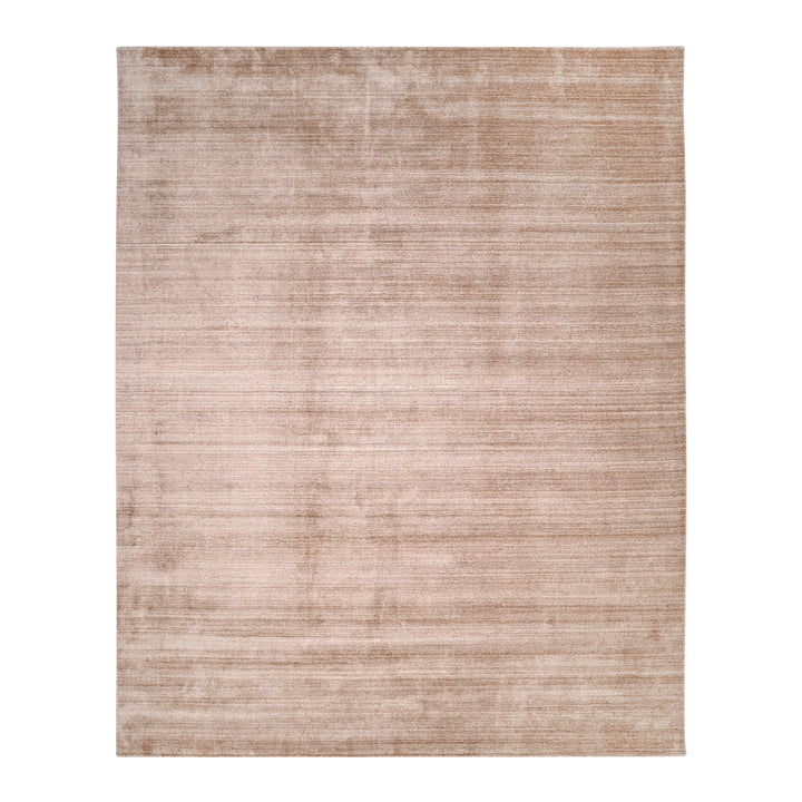 Textured Wool Art Silk Blend Rug Beige / 8' x 10'