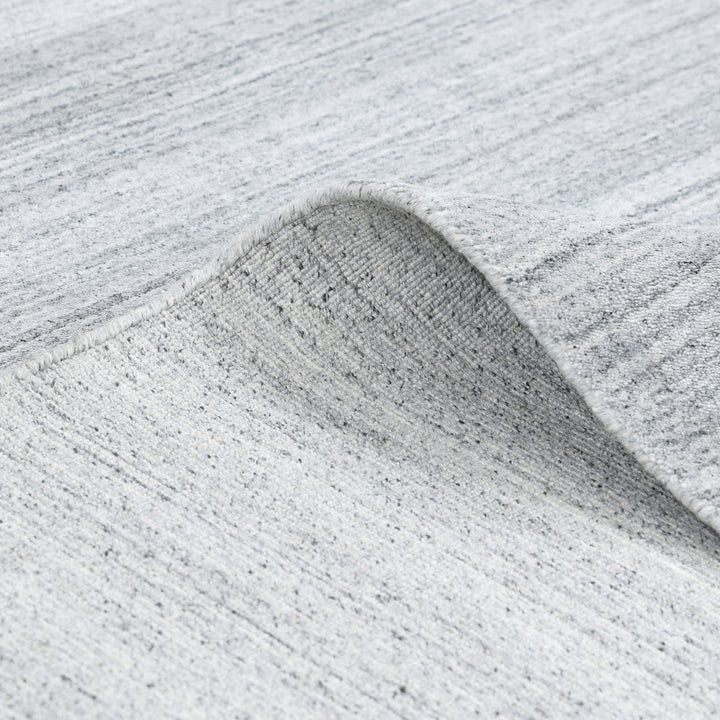 Textured Wool Art Silk Blend Rug Grey / 8' x 10'