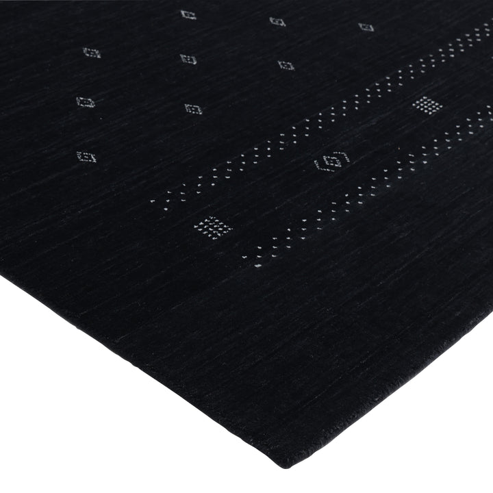 Transitional Wool Rug Black / 8' x 10'