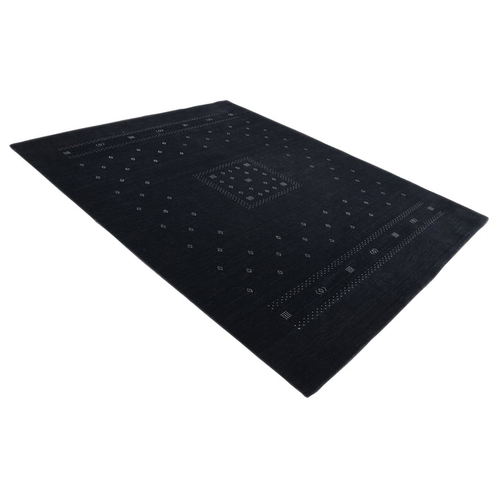 Transitional Wool Rug Black / 8' x 10'