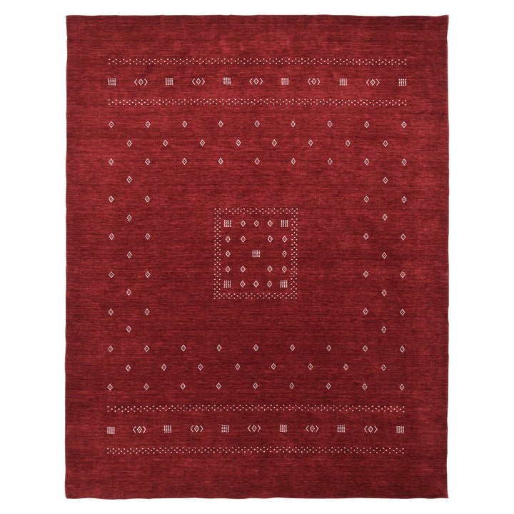 Transitional Wool Rug Red / 8' x 10'