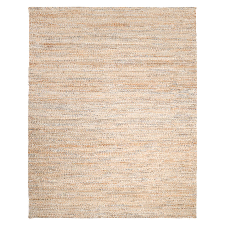 Light Brown Textured Jute Blend Rug 8' x 10'