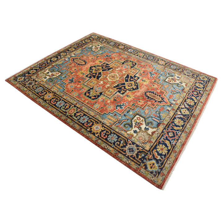 Red Traditional Wool Rug 8' x 10'