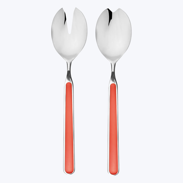 Fantasia Salad Serving Set New Coral