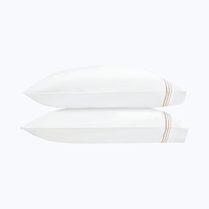 Amara Triple Pearl Sateen Pillowcases Beach / Standard Pair