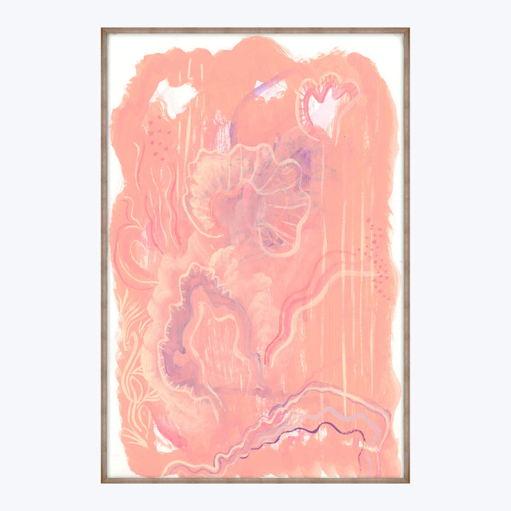 Coral 40" x 60" Unframed