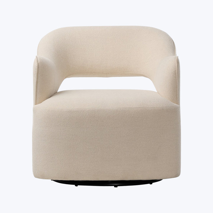 Blythe Swivel Chair Crypton Wayfarer Snow