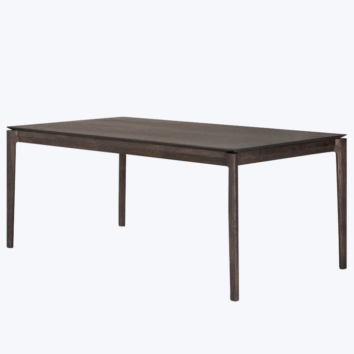 Oak Bok Extendable Dining Table Brown / 71"-110"