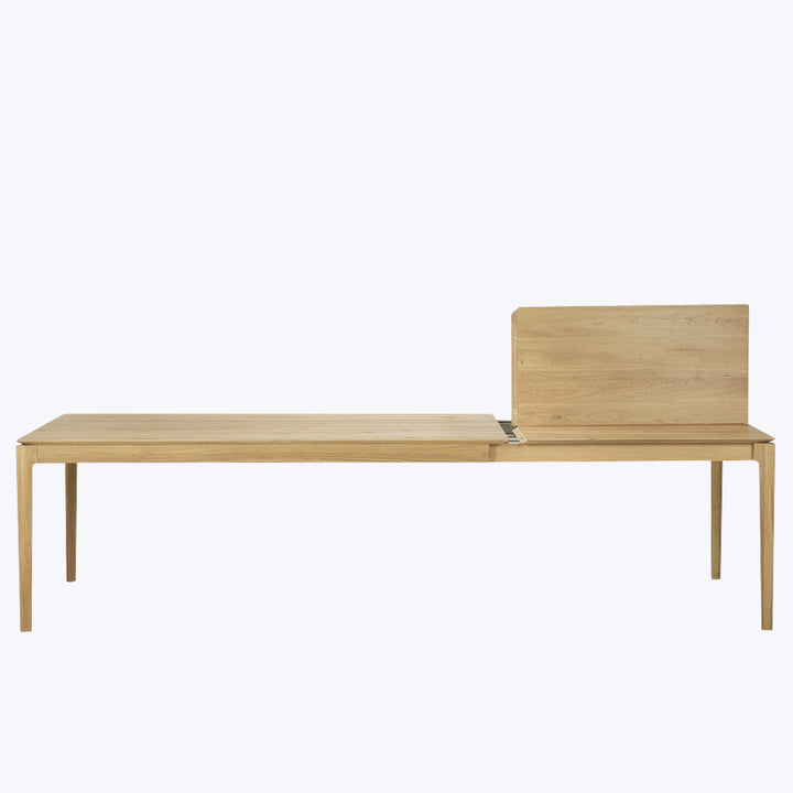 Oak Bok Extendable Dining Table Natural / 79"-118"
