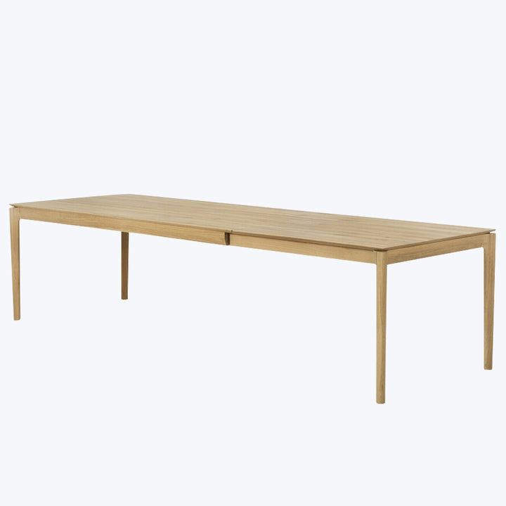 Oak Bok Extendable Dining Table Natural / 79"-118"