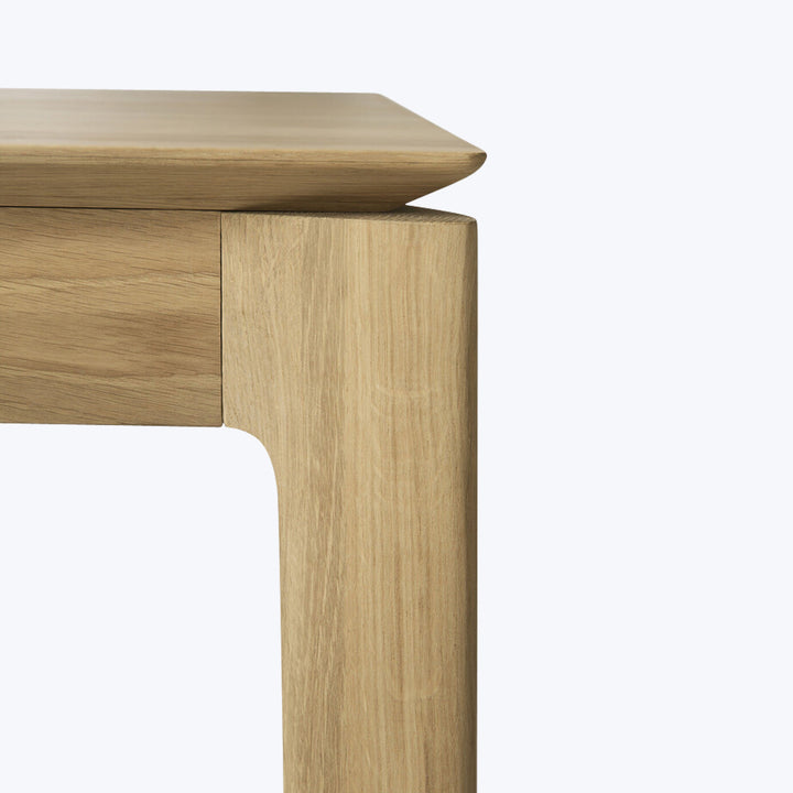 Oak Bok Extendable Dining Table Natural / 79"-118"