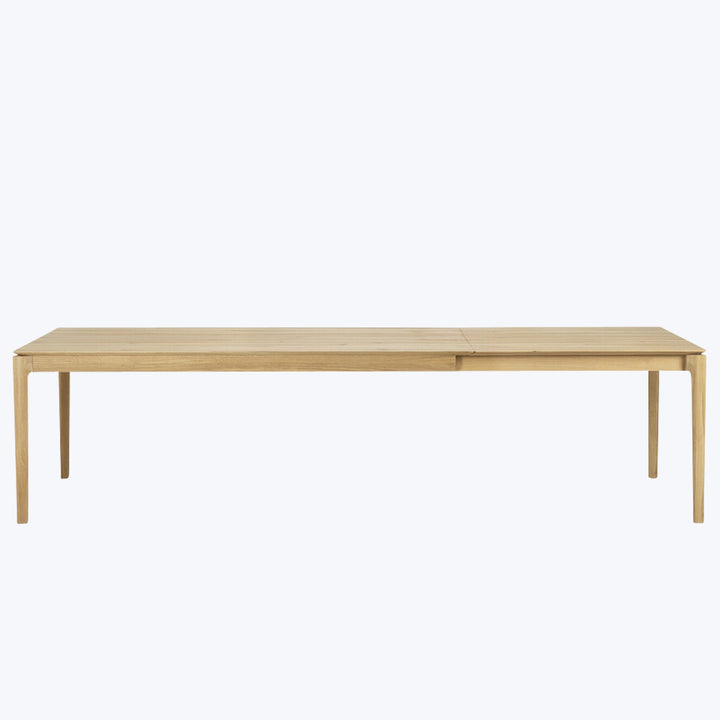Oak Bok Extendable Dining Table Natural / 79"-118"