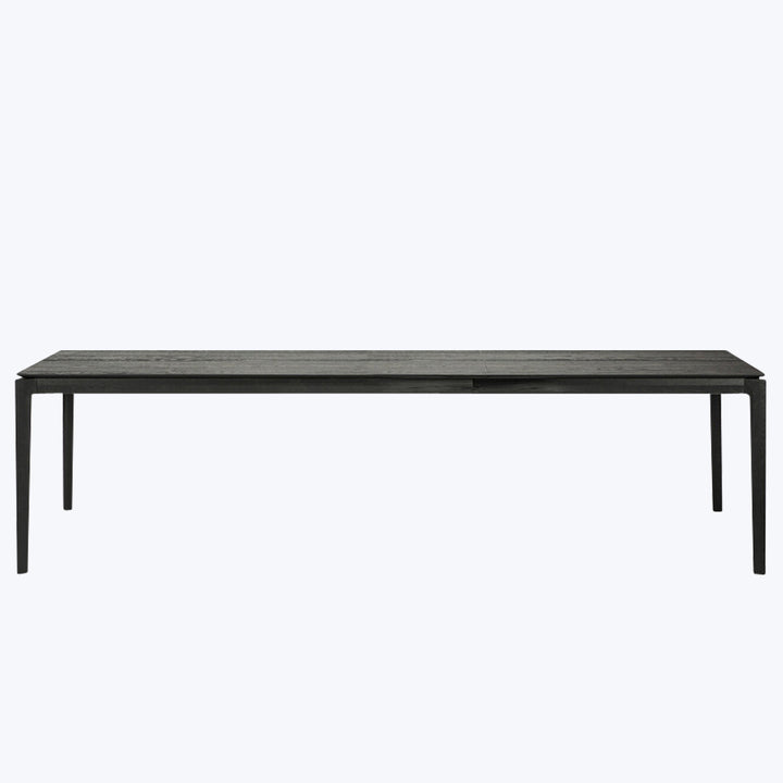 Oak Bok Extendable Dining Table Black / 79"-118"