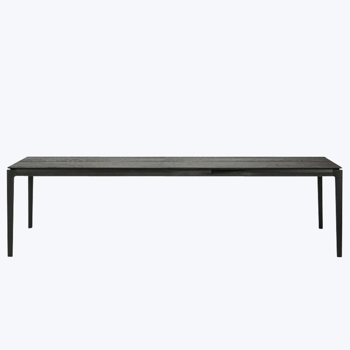 Oak Bok Extendable Dining Table Black / 79"-118"