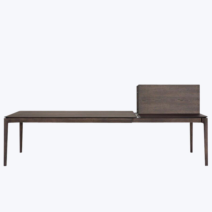 Oak Bok Extendable Dining Table Brown / 79"-118"