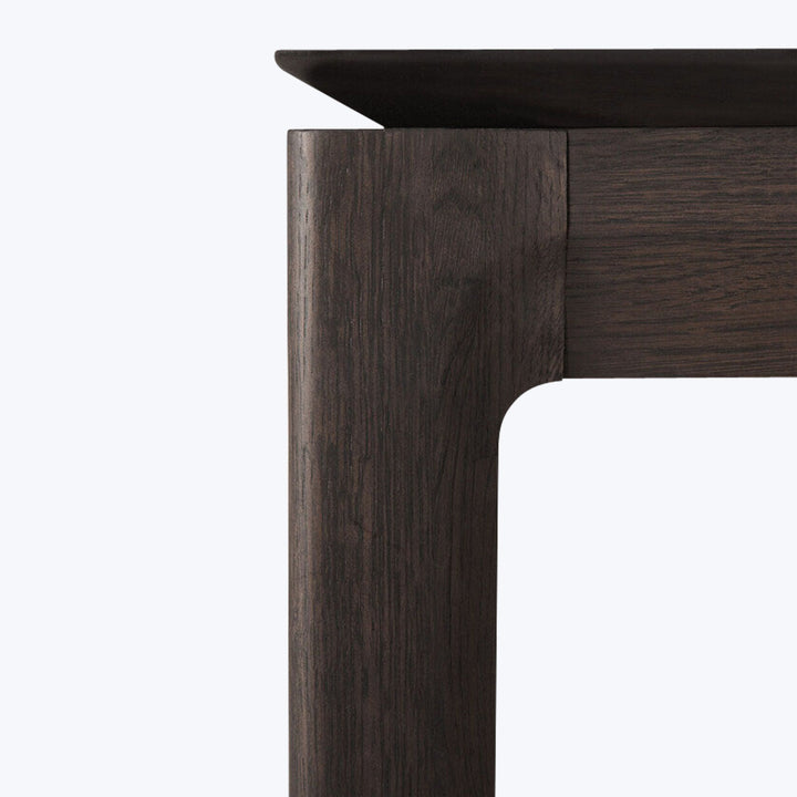 Oak Bok Extendable Dining Table Brown / 79"-118"