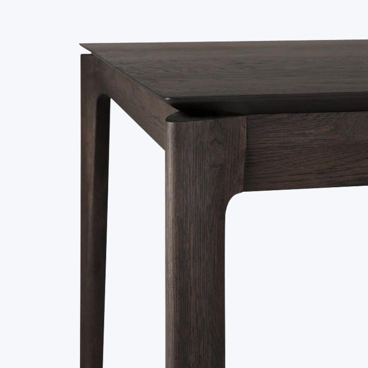 Oak Bok Extendable Dining Table Brown / 79"-118"