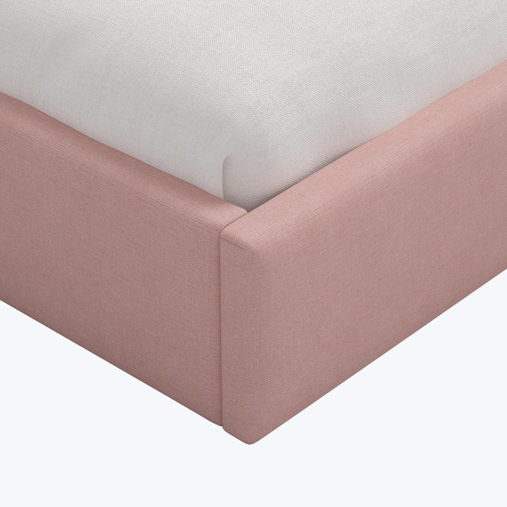 Hayes Platform Bed California King / Linen Blush