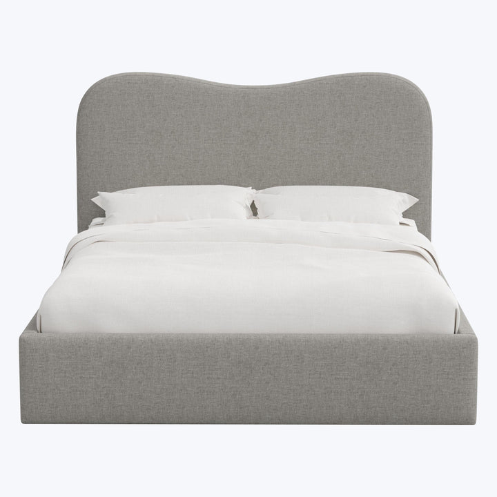 Hayes Platform Bed King / Zuma Linen Feather
