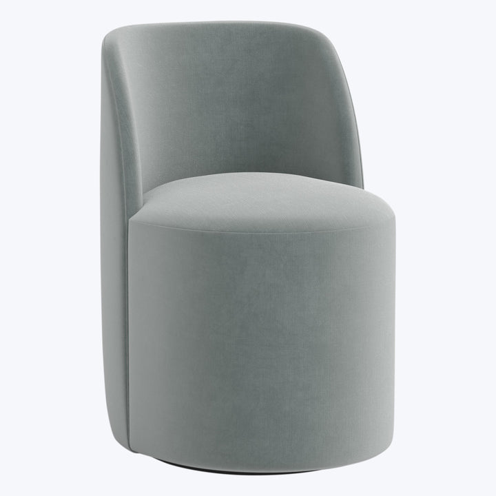 Jessa Swivel Dining Chair Performance Velvet Lichen