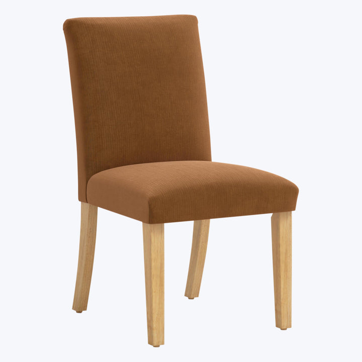 Kristy Dining Chair Performance Velvet Copper