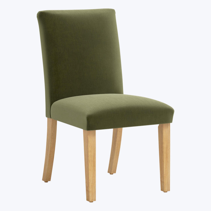 Kristy Dining Chair Performance Velvet Moss