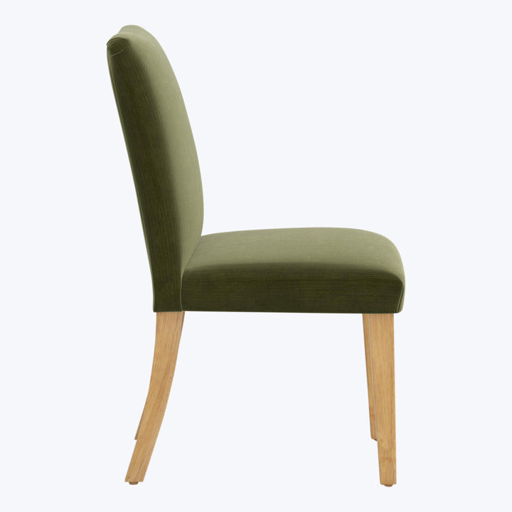Kristy Dining Chair Performance Velvet Moss
