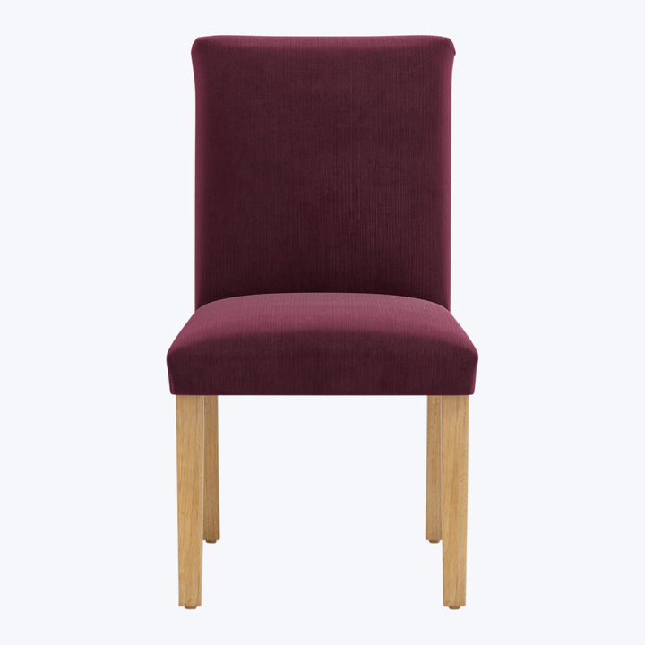 Kristy Dining Chair Performance Velvet Raisin