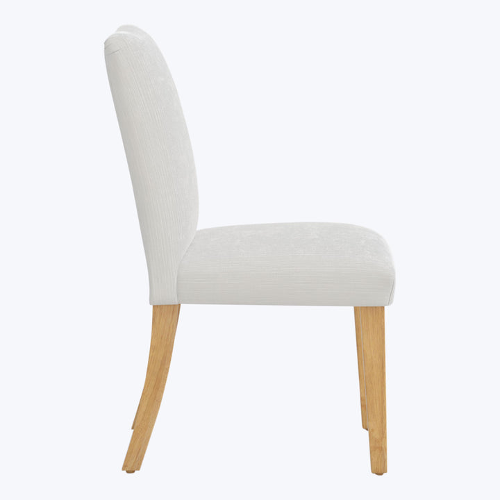 Kristy Dining Chair Performance Velvet Snow