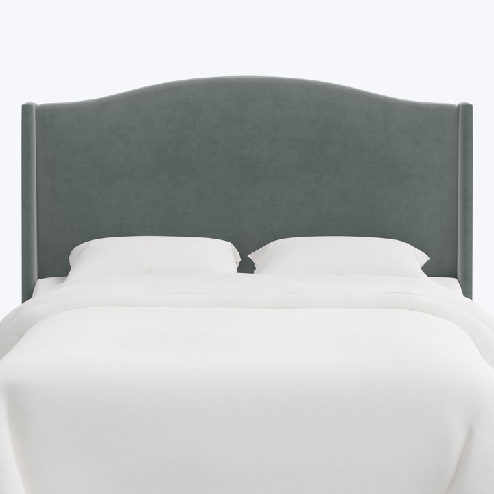 Ellis Headboard Twin / Performance Velvet Lichen