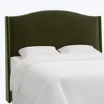Ellis Headboard Twin / Performance Velvet Moss
