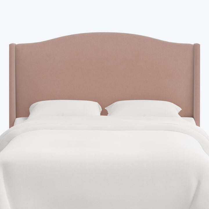 Ellis Headboard Twin / Performance Velvet Pink Champagne