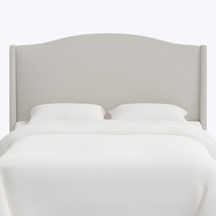 Ellis Headboard Twin / Performance Velvet Snow