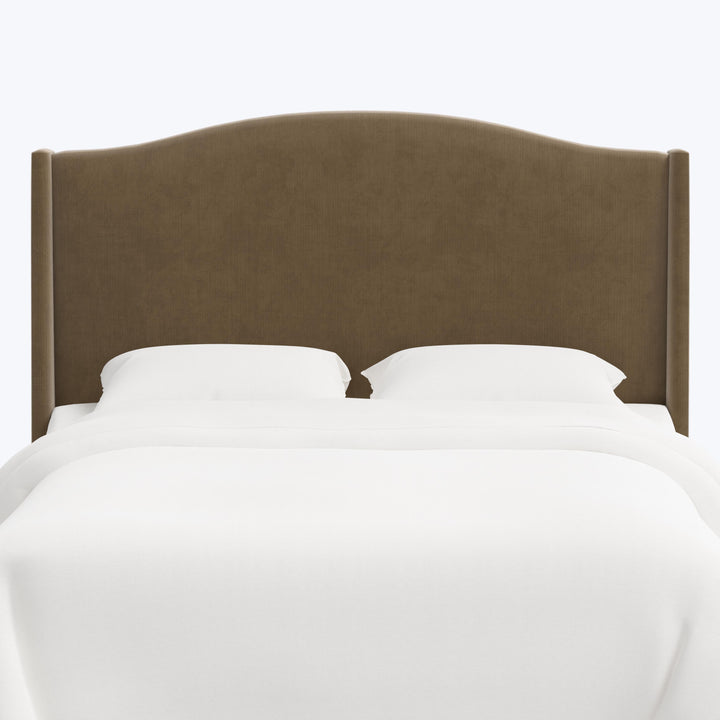 Ellis Headboard Twin / Performance Velvet Walnut