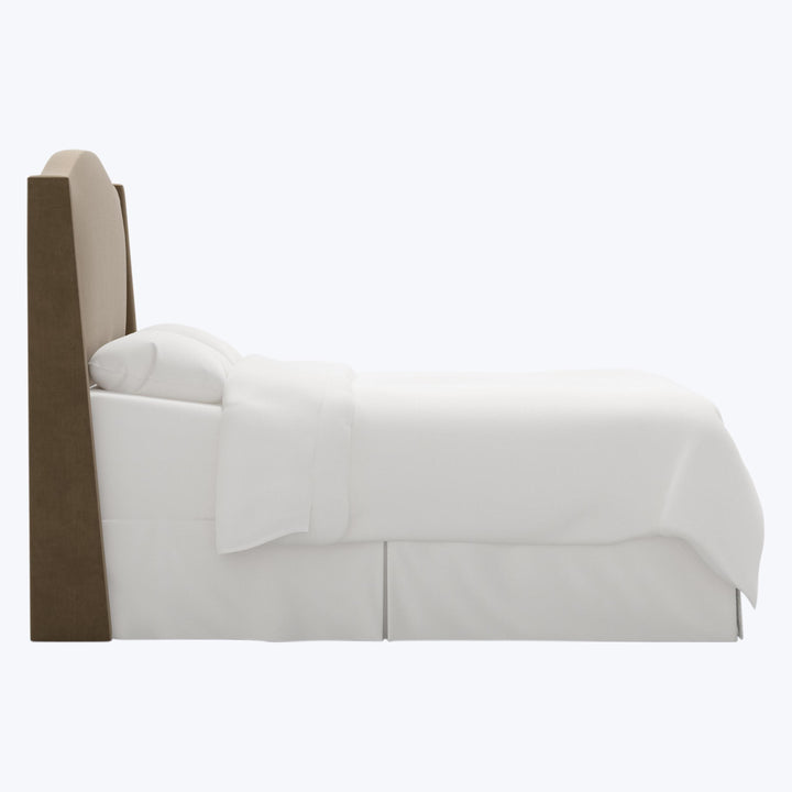Ellis Headboard Twin / Performance Velvet Walnut