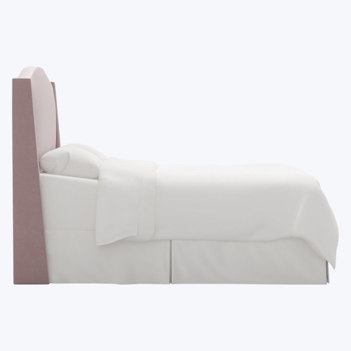 Ellis Headboard Twin / Performance Velvet Plum Frost