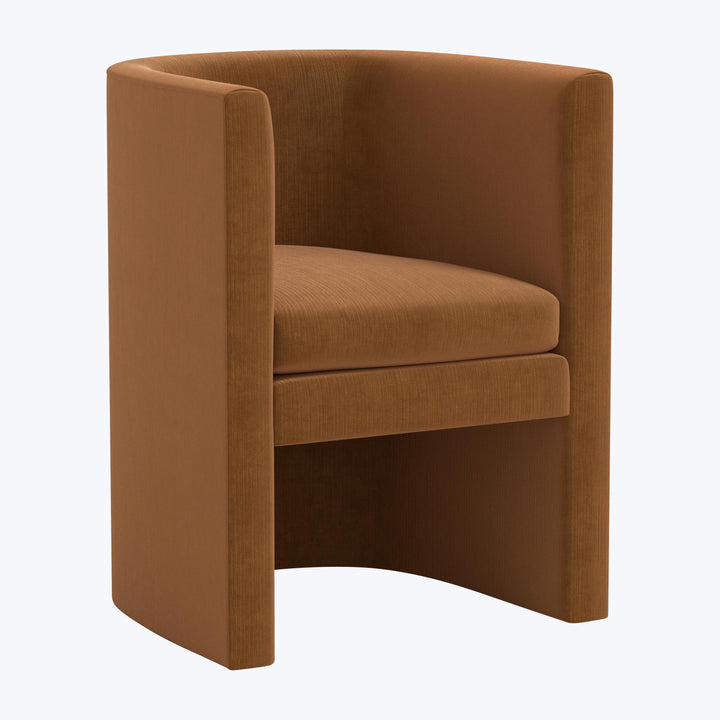 Sloane Dining Chair Performance Velvet Copper