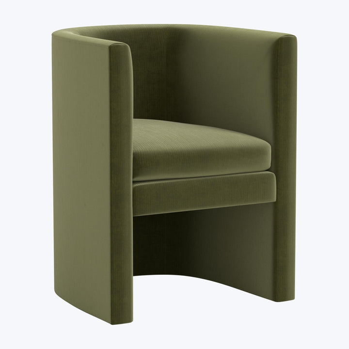 Sloane Dining Chair Performance Velvet Moss