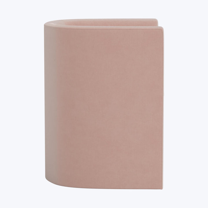 Sloane Dining Chair Performance Velvet Pink Champagne