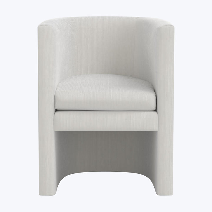 Sloane Dining Chair Performance Velvet Snow