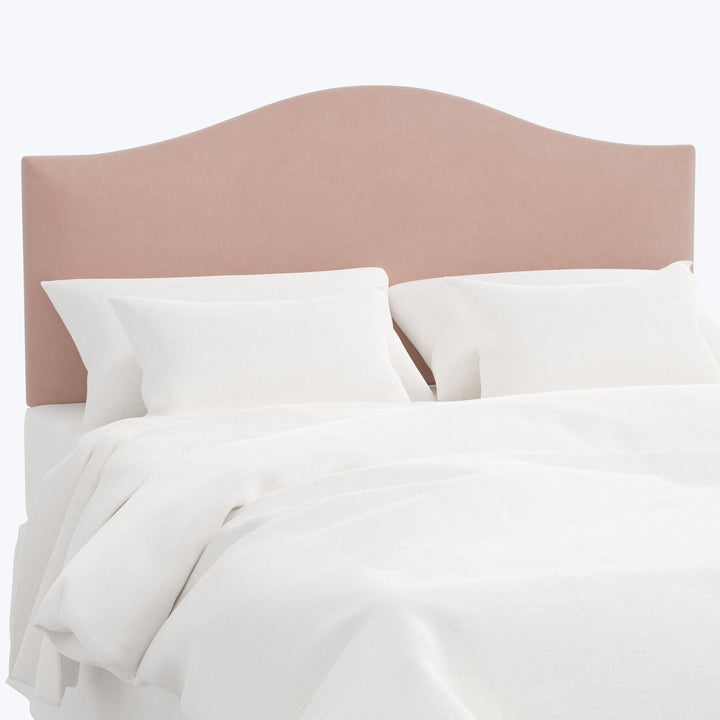 Wednesday Headboard Twin / Performance Velvet Pink Champagne