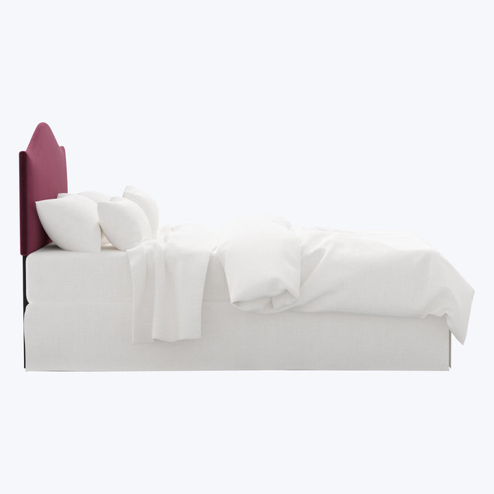 Wednesday Headboard Twin / Performance Velvet Raisin