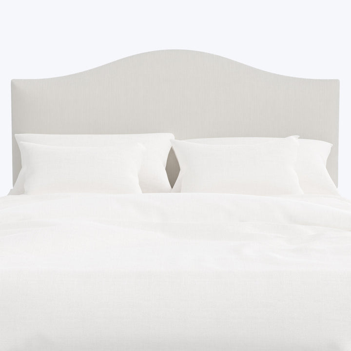 Wednesday Headboard Twin / Performance Velvet Snow