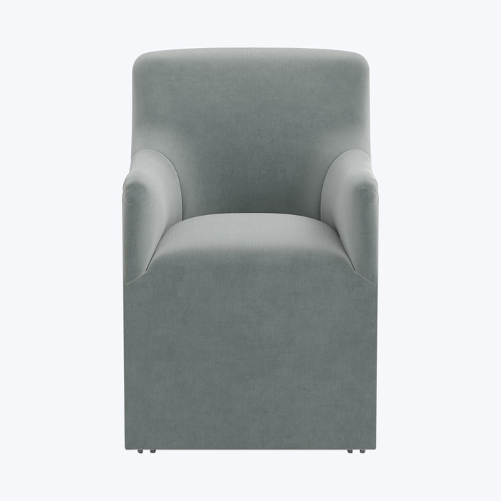 Priya Dining Chair Performance Velvet Lichen