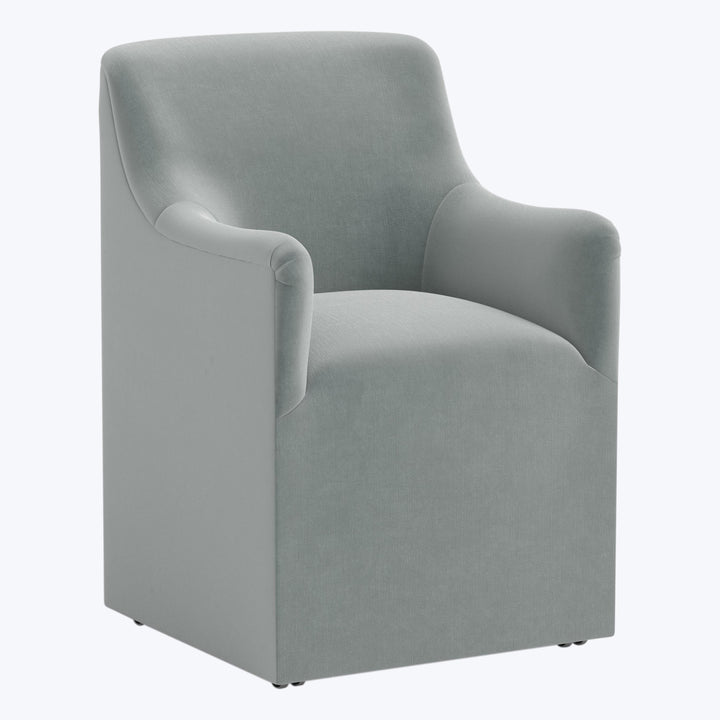 Priya Dining Chair Performance Velvet Lichen